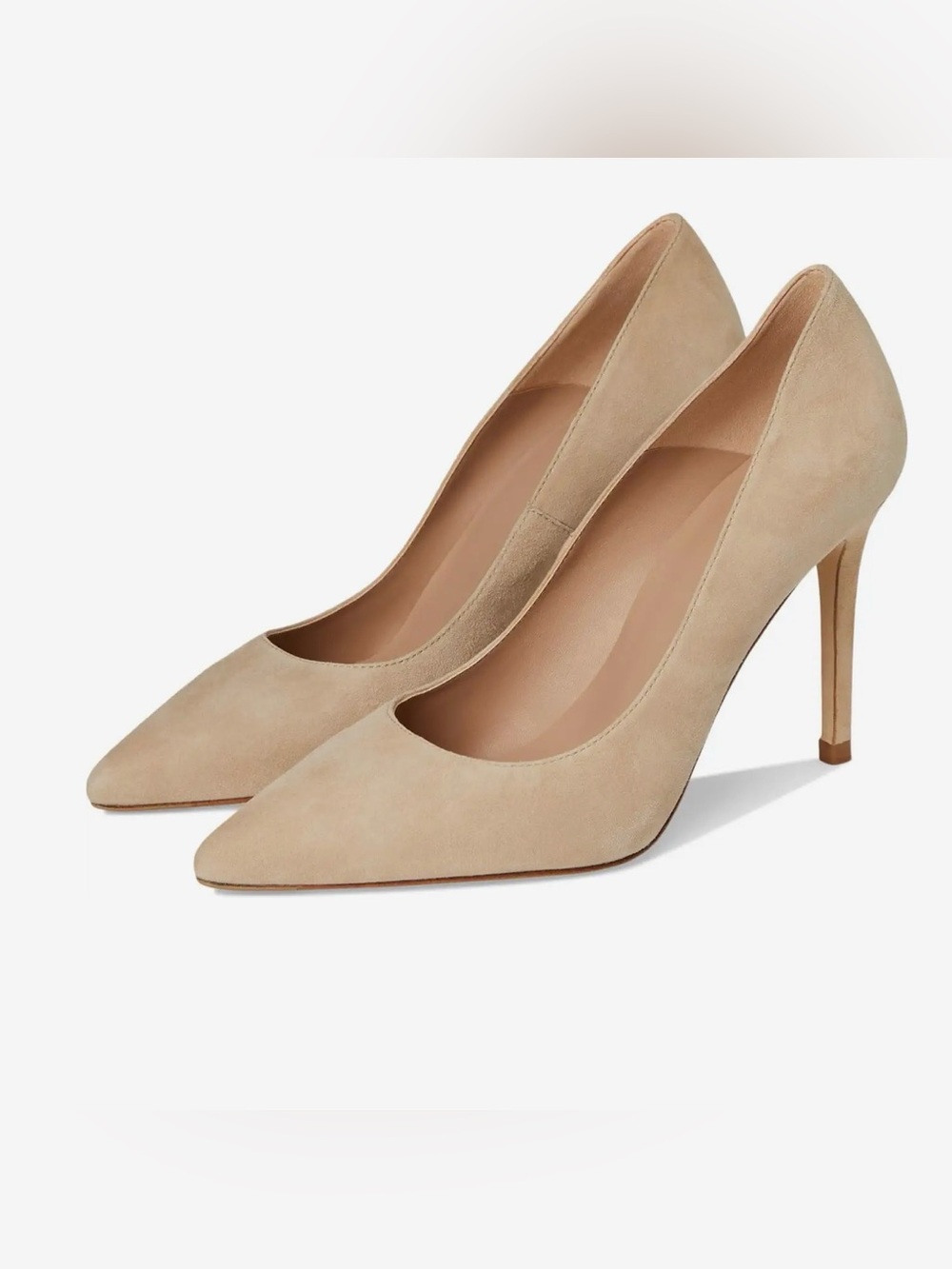 LK BENNETT Fern Pointed Toe Courts Trench Beige Pointed-Toe High Heel Pumps NEW
